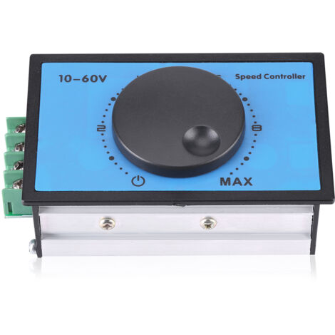 Contrôleur de Vitesse PWM 20A 10-60V pour Moteurs CC, Régulateur 12V 24V 36V 48V DC (1/5)