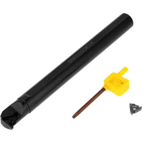 Porte-outil de tournage intérieur 20mm fileté avec insert 16IR AG60 pour usinage précision (1/5)