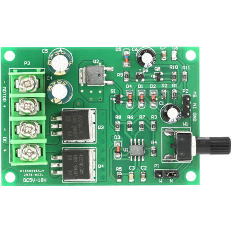 Contrôleur de Vitesse PWM 30A pour Moteur DC 5-18V - Régulateur de Puissance