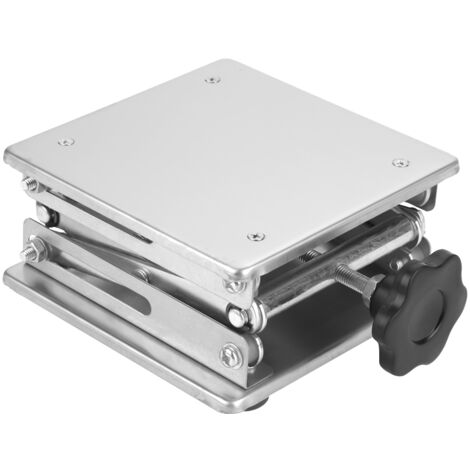 Plateau élévateur en acier inoxydable pour laboratoire, 150x150x250 mm, support à ciseaux