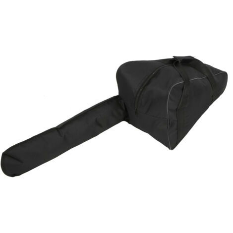 Sac de Transport pour Tronçonneuse, Housse de Protection Imperméable en Toile Oxford Résistante pour Bûcheron (Noir) (1/5)