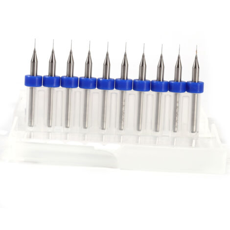 Forets en Carbure pour Circuits Imprimés, Fraises Micro-perçage 0.2mm pour PCB (1/2)