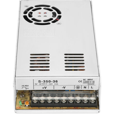 Alimentation à découpage 36V 350W pour équipement industriel, S-350-36, 10A, source d'alimentation AC-DC fiable (1/5)