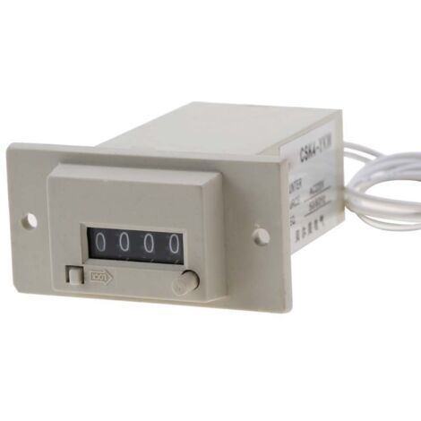 Compteur électromagnétique industriel 220V AC, modèle CSK4-YKW à 4 chiffres pour mesure de débit (1/5)