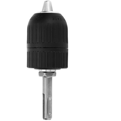 Mandrin de perçage à clé pour tour, capacité 2‑13mm, avec adaptateur SDS et accessoires (1/5)
