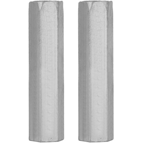 2 pièces Boulons hexagonaux M10x60 en acier zingué, vis à filetage long pour fixation robuste (1/5)