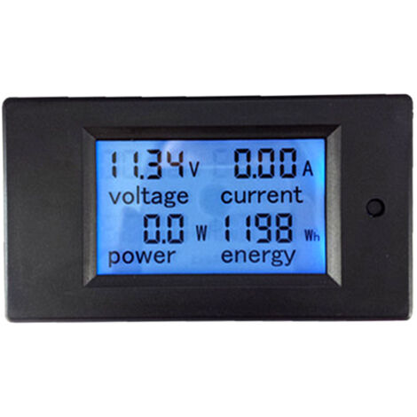 Multimètre numérique TSPZEM‑031 pour mesure de tension et courant DC avec écran LCD