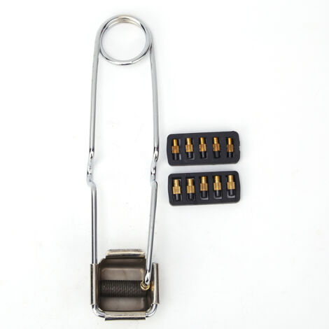 1 Kit Allumage de Survie avec Briquet Silex et 10 Têtes Ronde en Acier Nickelé pour Extérieur (1/5)