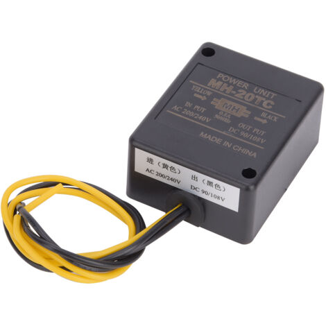 Rectificateur de frein MH-20TC, convertisseur AC/DC 200-240V vers 90-108V pour moteur asynchrone, 0.8A, 50/60Hz. (1/5)