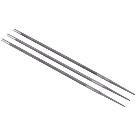 Limes Rondes Diamantées 3x140 Mm – Lot De 2, Affûtage De Précision