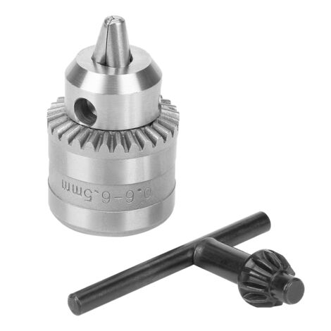 Mandrin de perçage à clé 0.6‑6.5mm pour perceuse électrique, mandrin mini (B10) (1/5)