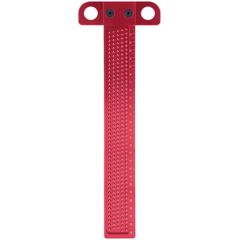 Règle en T en aluminium pour menuisier, outil de traçage avec guide de perçage pour charpente (Modèle C) (1/5)