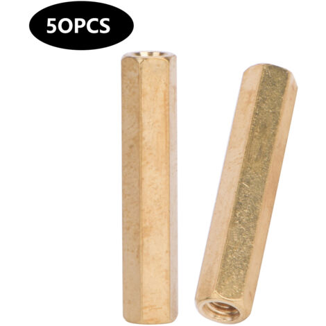 Support de carte mère en laiton avec écrous hexagonaux M3
Accessoires d'accouplement M3x5 à M3x500, 2 voies, 25 mm - 50 à 500 pièces (1/5)