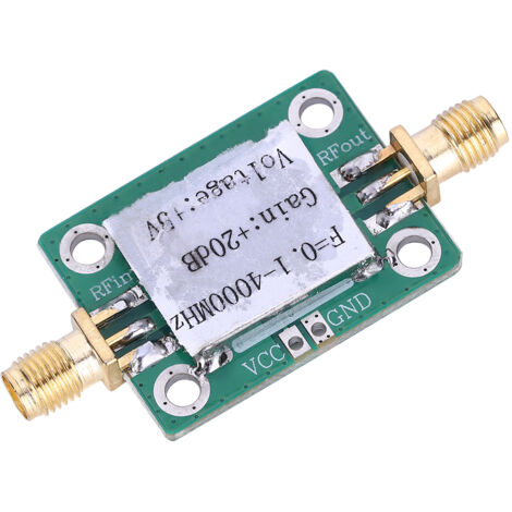 Amplificateur Micro-ondes Large Bande 0.1-4000MHz à Faible Bruit pour Électronique RF (1/5)