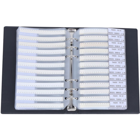 Kit de 170 Résistances Électroniques, Boîtier de Rangement en Plastique Noir pour Composants Électriques (1/5)