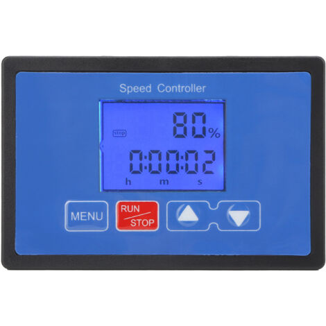 Contrôleur de Vitesse PWM 30A 6.5-55V pour Moteur DC avec Affichage LCD et Minuterie (1/5)