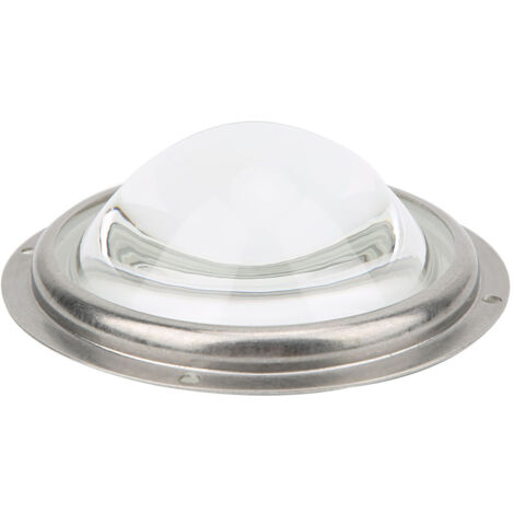 Objectif Condenseur 100mm 60° avec Support Fixe Étanche pour Projecteur LED 20-200W (1/5)