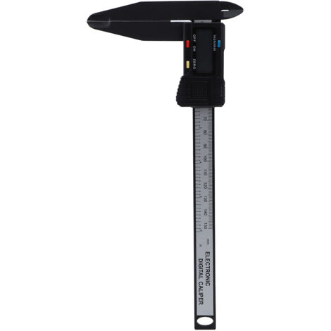 Étrier numérique 150mm/300mm à mâchoires allongées pour précision, règle en carbone (1/5)
