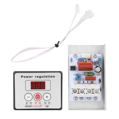 Régulateur de Vitesse SCR 10000W - Variateur de Température AC 220V Numérique (1/5)
