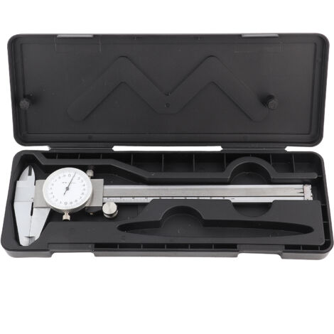 Étrier de précision 150 mm / 0,02 mm résistant aux chocs pour mesures métriques, outil de mesure robuste (1/5)