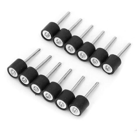 12 Pièces Mandrins en Caoutchouc pour Outils Rotatifs de Ponçage et Polissage (1/5)