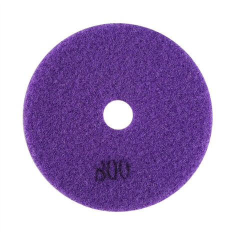 Disque diamant 100mm grain 800 pour polir granit, marbre, béton et pierre naturelle (1/4)