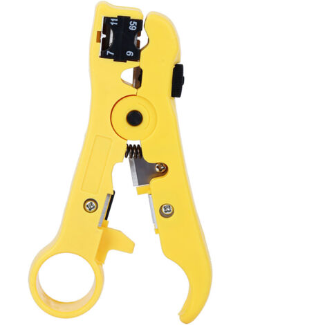 Pince à dénuder universelle 120mm pour câbles coaxiaux, outil de dénudage professionnel HT-352 (1/5)