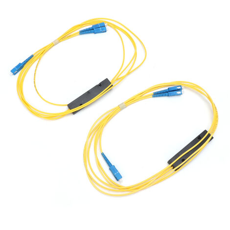 Séparateur Fibre Optique 1x2, 2 Pièces, Faible Perte 3.8dB, Uniformité 0.6dB, Kit Connexion Optique (1/5)