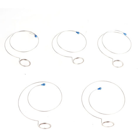 5 Pièces Cadre Loupe Réglable pour Horloger, Fils Ronds en Argent, Acier Alliage Résistant (1/5)
