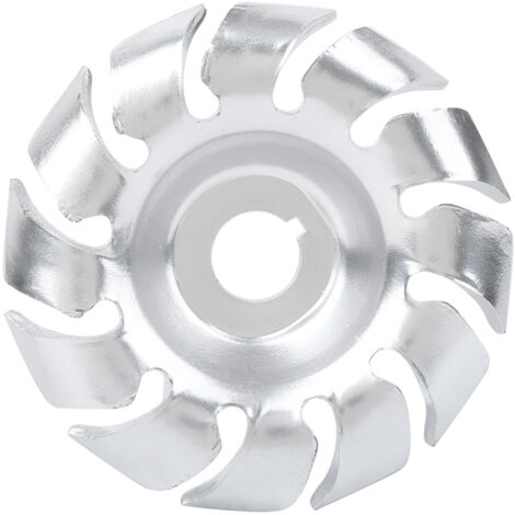 Disque de sculpture sur bois 90mm 12 dents en acier manganèse pour meuleuse d'angle, outil de polissage (1/5)