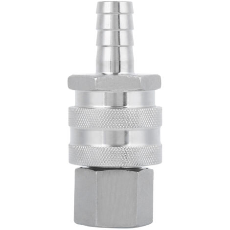 Raccord à déconnexion rapide 1/2" NPT femelle pour système de distribution de bière, sortie barbelée (1/5)