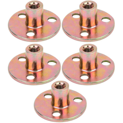 Écrous à T Galvanisés M8 avec Bride pour Fixation Meuble Métal - Lot de 5 Pièces (1/5)
