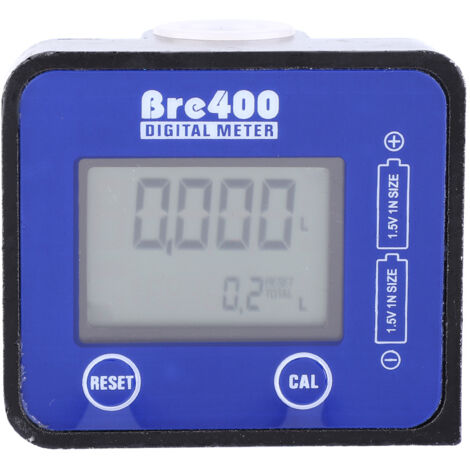 Compteur de débit diesel haute précision en alliage d'aluminium avec écran LCD bleu 1/2" (1/5)