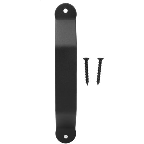Poignée de tiroir coulissante noir style ferme ancienne, pour armoire et commode (1/5)