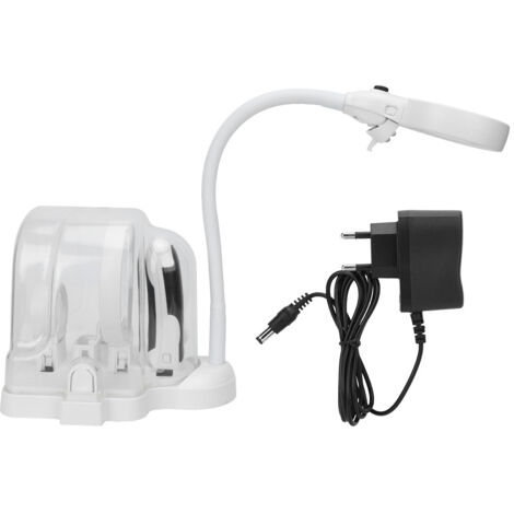 Loupe Lumineuse LED 2 en 1, Portative et de Bureau pour Bijouterie, Modélisme, Soudure et Réparation, Alimentation 110-240V (1/5)