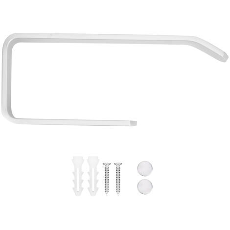 Support mural pour papier toilette en aluminium - Porte-rouleau de salle de bain design et moderne 417041 (1/5)