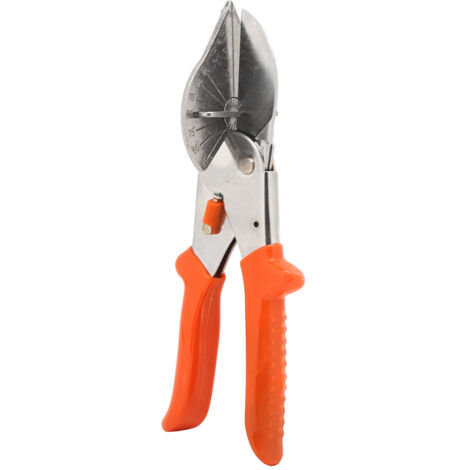 Ciseaux coupe-tuyaux PVC avec angle ajustable 45-135°, lame acier 45 pour câbles, portable et maniable. (1/5)