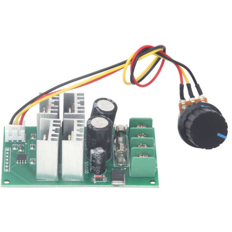 Contrôleur PWM 20A pour Moteur DC 6-60V avec Réglage de Vitesse et Potentiomètre (1/5)