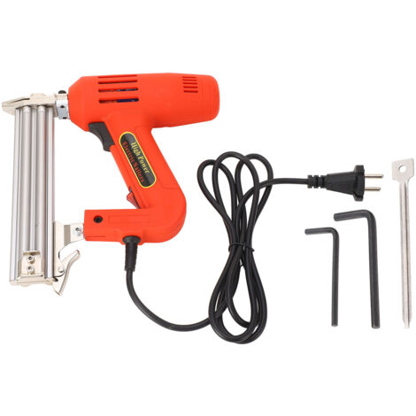 Pistolet à Agrafes Électrique 220V 2200W, Outil de Menuiserie Professionnel pour Bois et Bricolage (1/5)