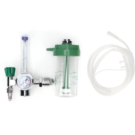 Réducteur de Pression pour Oxygène Médical avec Débitmètre et Connexion CGA540 (1/5)