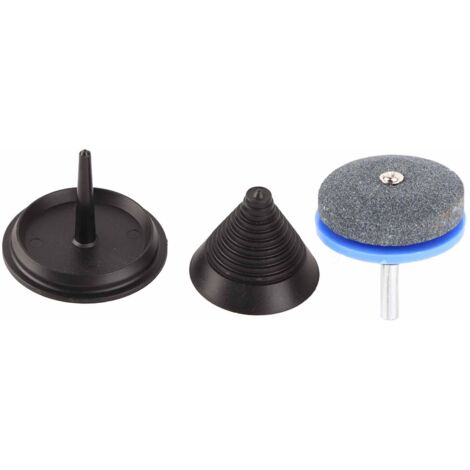 Affûteur de Pierre à Aiguiser 50mm pour Lames de Tondeuse à Gazon, Rapide et Durable (1/5)