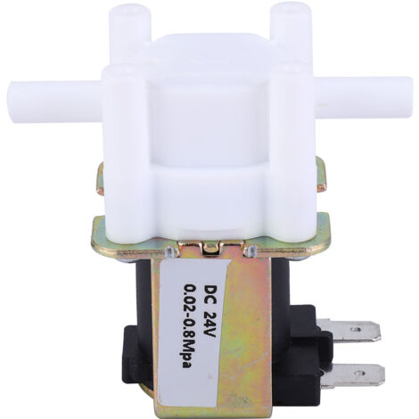Vanne Solénoïde 24V DC 1/4" pour Système de Filtration d'Eau, Raccords Rapides (1/5)