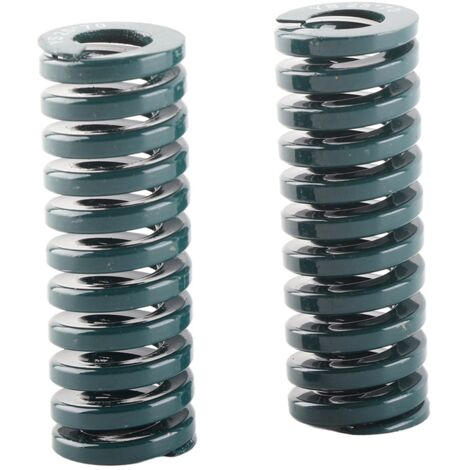 Ressort de Compression Vert Haute Charge 25mm x 12.5mm, Longueur 70mm pour Moule