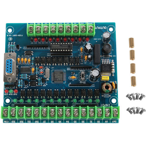 Carte de contrôleur programmable industriel FX2N-20MT, 12 entrées ...