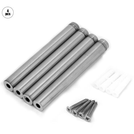 Goujons d'écartement en acier inoxydable 12x120mm pour fixation de panneaux et supports verre creux (1/5)