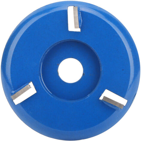 Outil de Sculpture Électrique pour Bois, Fraise Carbure 3 Dents Bleue pour Meuleuse Angulaire, Accessoire Travail du Bois (1/5)