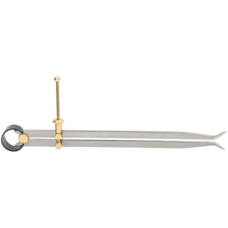 Étrier à ressort en acier carbone et laiton, pieds plats 250 mm, pour mesures de haute précision (1/5)