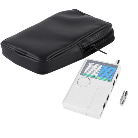 Testeur Multifonction pour Câbles Réseau RJ45 RJ11 USB BNC - Portable et Compact