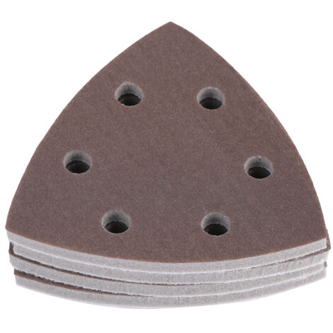 4 disques abrasifs triangulaires perforés pour ponçage fin et polissage (grain 1800-2000) (1/5)