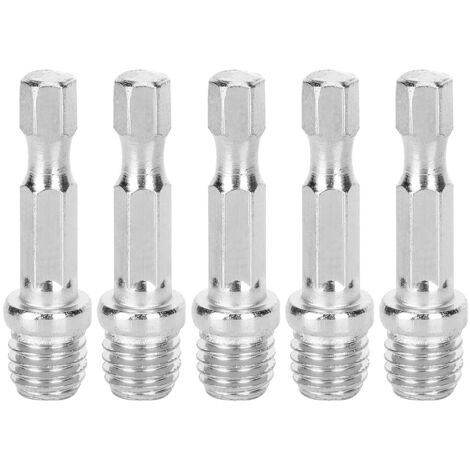 5 Pièces Tige de Liaison M10 pour Perceuse, Adaptateur pour Disque Abrasif et Tige de Conversion (1/5)